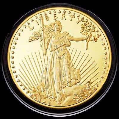 Standing Liberty 24K Gold-Plated Commemorative Coin