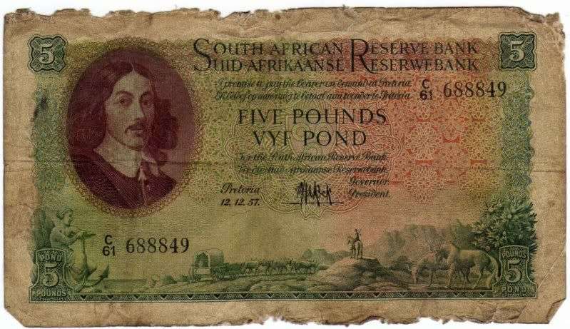 GPC de Kock  FIVE POUNDS NOTE  C61 688849