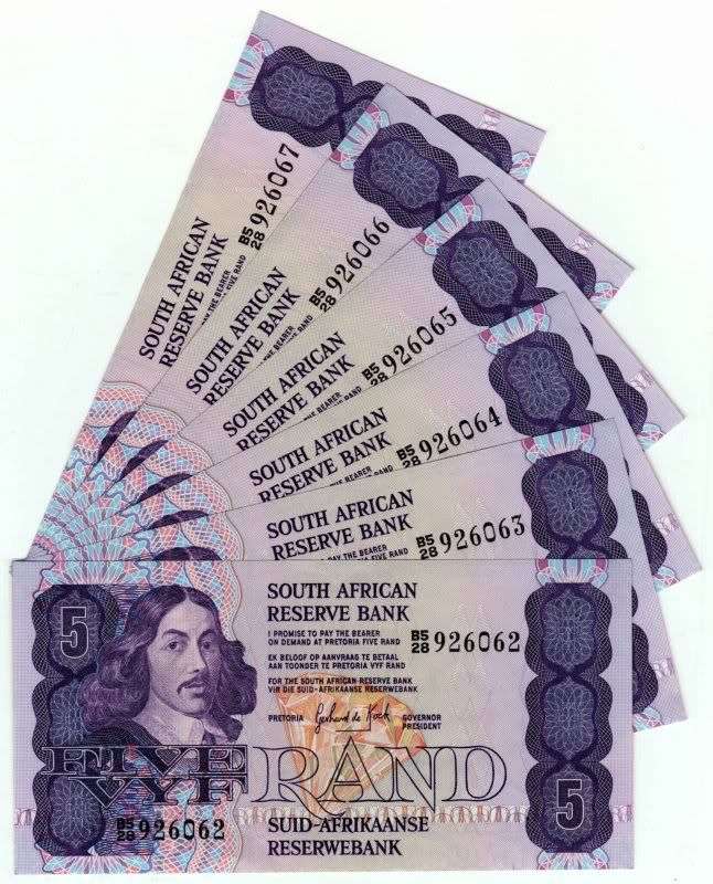 GPC de Kock  R5 NOTES  (6 IN SERIES)