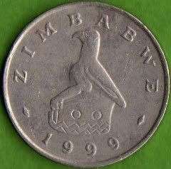 1999 ZIMBABWE 10c COIN                         SUN232