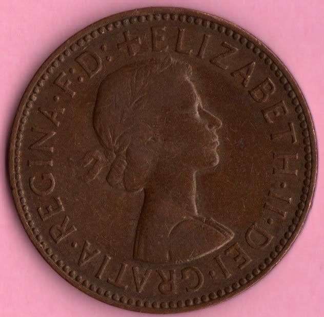 1963 BRITISH HALF PENNY                                        SUN286