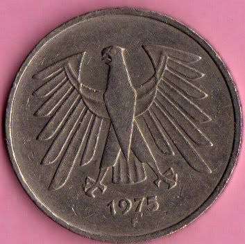 1975  DEUTSCHE MARK coin                                  SUN290