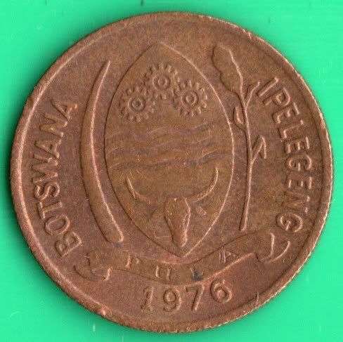 1976 BOTSWANA 5 THEBE                        SUN312