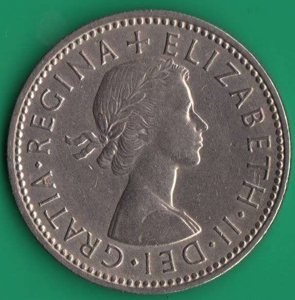 *** GREAT BRITAIN 1962 ONE SHILLING  ***                          SUN349