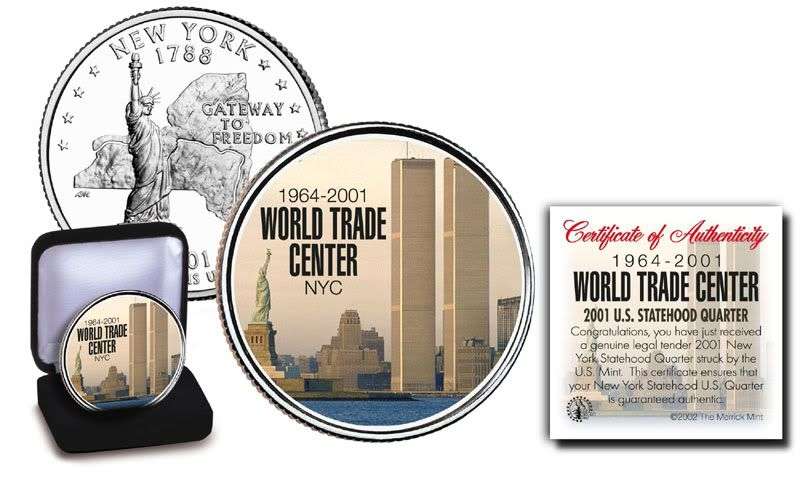 WTC 9/11 NY U.S. MINT STATE QUARTER *Blowout Price *