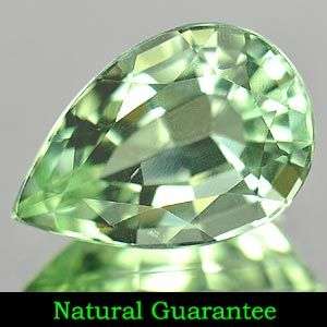 Gorgeous 6.57ct  Pear Cut Green Amethyst  - A must have !