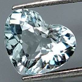 1.52Cts(1Pcs) Natural Heart Cut Aquamarine ! - Spectacular