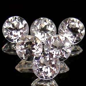 EXQUISITE! 9.34Cts (9pcs) Round Diamond Cut White Topaz Lot  - Don't miss out!!!!!!