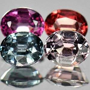 WOW!  1.98Cts. ( 4pcs) Natural Fancy Colour Spinel - Don't let this gem get away!