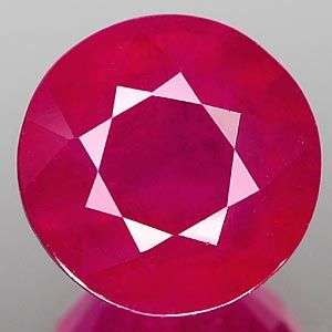 STUNNING 2.74Ct. 7.7mm Round Cut Ruby Gemstone - Exact Photos!