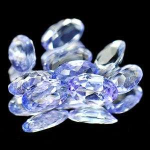 1.46Cts ( 10pcs)  violet Blue Tanzanite Oval LOT - A must have