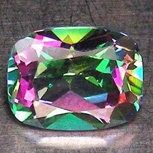 STUNNING! 2.72ct  Cushion Cut Natural Mystic Topaz  - Exact Pictures!