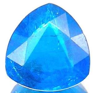2.09Ct  Trillian Cut Apatite - Simply Stunning!