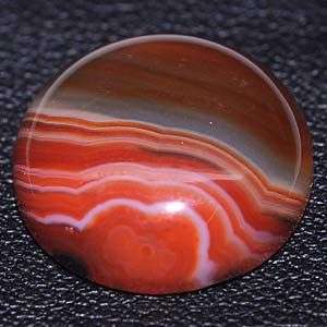 BEAUTIFUL ! 4.72ct Natural Oval Onxy Agate Cabochon Gemstone - EXCELLENT FOR JEWELRY