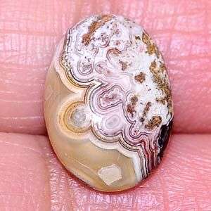 3.75Ct Natural Crazy lace Agate Cabochon- EXQUISITE STONE!