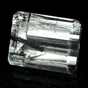 7.99Cts  White with Black needles Rutile Quartz- A must have !