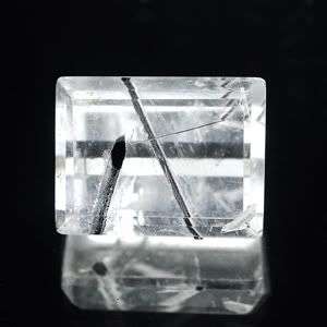 9.31Cts  White with Black needles Rutile Quartz- Simply Stunning  !