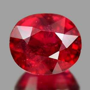 Stunning**2.70Ct.**100% Natural Oval Cut Blood Red Ruby Gemstone  - Exact Photos!