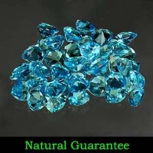AAA 2.31Cts (20 Pcs) Trillion Cut Natural Swiss Blue Topaz Gemstone Lot - Winner Receives all 20 Pcs