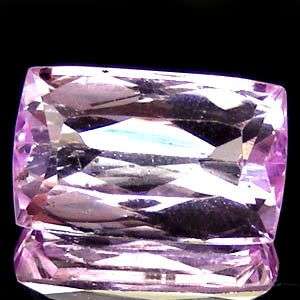 RARE 6.25ct Cushion Cut Natural Unheated Pink KUNZITE Gemstone from Afghanistan
