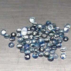 FLAWLESS! 5.19Cts.** 69Pcs** Natural Round Cut Blue Sapphire Lot