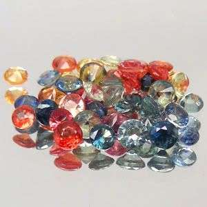 4.79Cts(45 Pcs) Natural Fancy Colour Sapphire Round Cut LOT! - Winner takes all!