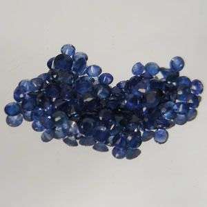 7.88Cts(77Pcs) Natural Blue Sapphire Round Cut  LOT! - STUNNING