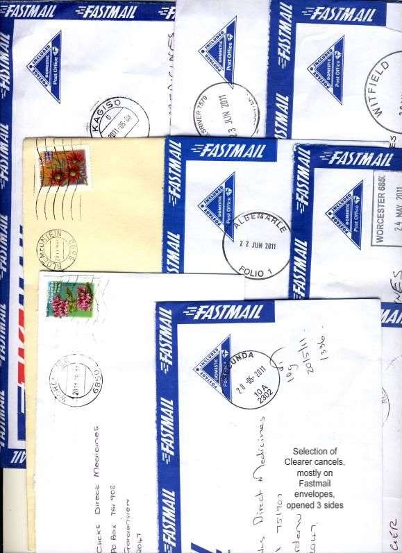 RSA Modern cancellations lot x10