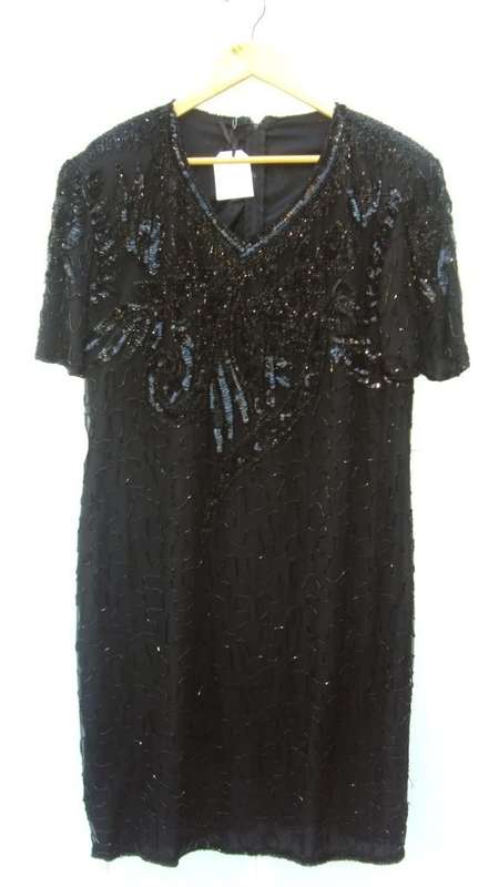 Vintage Sequin Dress - XL