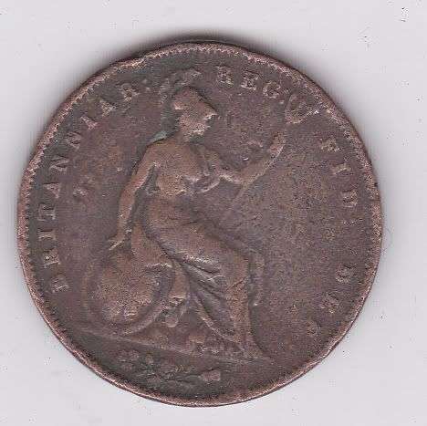GREAT BRITAIN PENNY 1856