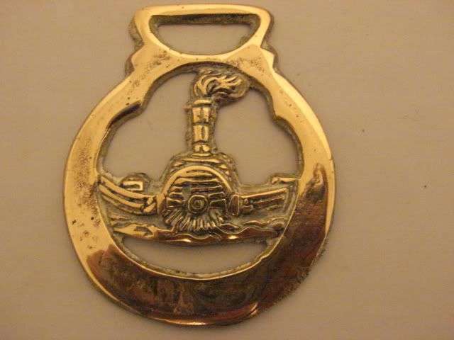 HORSE BRASS - STEAM TRAIN - 70mm