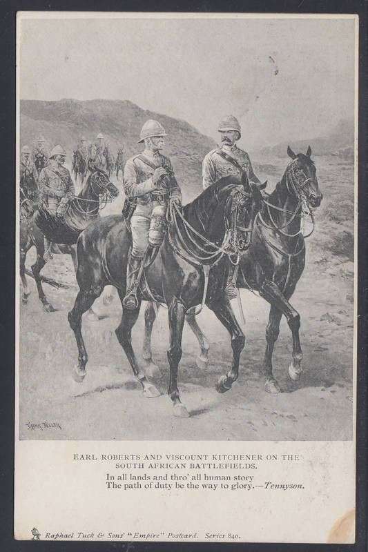  photo B160301 Boer War Roberts and Kitchener in the Battlefields Transvaal Peace card 1_zps6x7pkn36.jpg