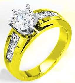 **R55000** 1.30 CT ROUND DIAMOND WEDDING ENGAGEMENT RING 14K YELLOW GOLD F-G SI1