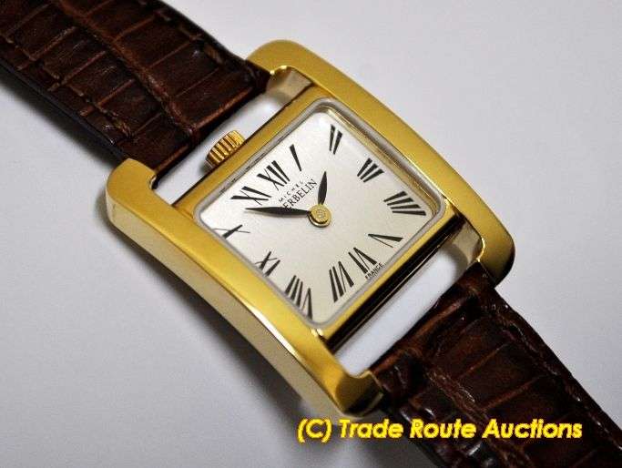 MICHEL HERBELIN Womens Brown Leather Band Watch 17037-P01  - *** R 7000-00 ***