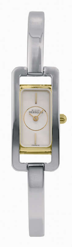 MICHEL HERBELIN WOMEN'S 2 TONE BANGLE WATCH - 1057-BT19 *** R 8,000-00 *** 2013 SPECIALS