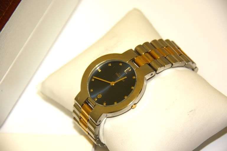 MICHEL HERBELIN DATE TWO TONE MEN'S WATCH IN BOX