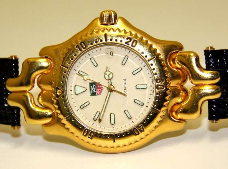 Tag Heuer Professional 18 Carat Gold Plated Men's Watch - Mint - *** TAG HEUER ***