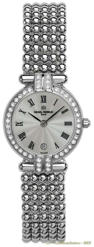 MICHEL HERBELIN GP Pebble Link Bracelet Ladies Watch 16863-44XB08 ** R 12,000-00 *** - 2013 SPECIALS