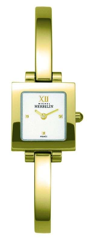 Michel Herbelin Womens Gold Plated Watch 17034-BP11  - *** R 8,000-00 ***