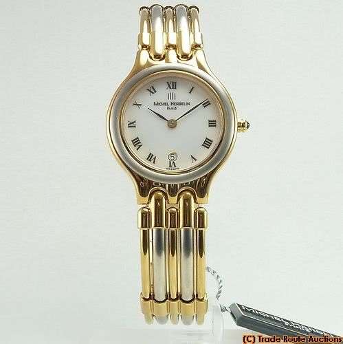 MICHEL HERBELIN LADIES TWO TONE BRACELET DATE WATCH - 16833 *** R 8,000-00 ***
