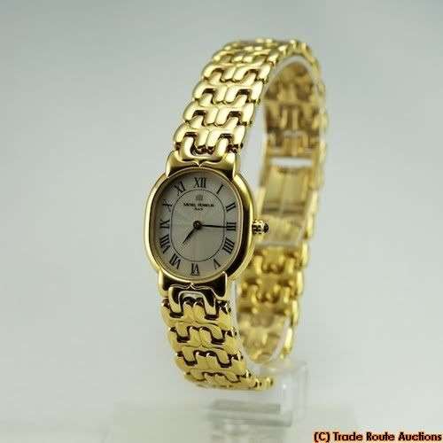 MICHEL HERBELIN LADIES GOLD PLATED BRACELET WATCH - 17098 *** R 7,000-00 ***