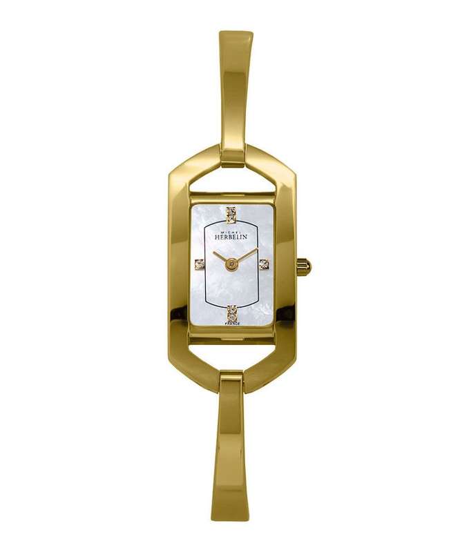 MICHEL HERBELIN Womens Gold Plated Salambo Bangle Watch 17117/BP59 *** R 8,000-00 *** 2013 SPECIALS
