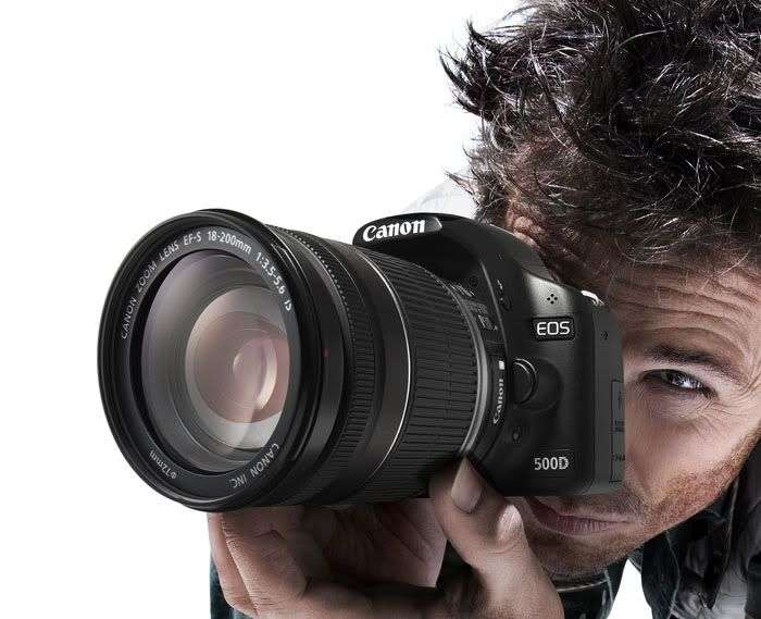 Canon EOS 500D Digital SLR camera 15.1 Megapixels FULL HD + Canon 18-55mm IS Lens KIT