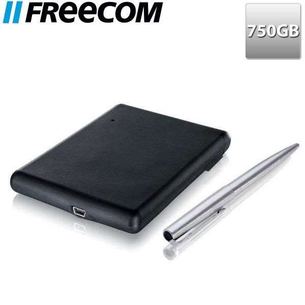 Freecom 750 GB XXS Portable External Mobile Hard Drive - World's Smallest External Hard drive