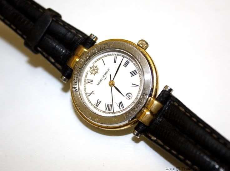 MICHEL HERBELIN NEWPORT LADIES WATCH - WHITE DIAL