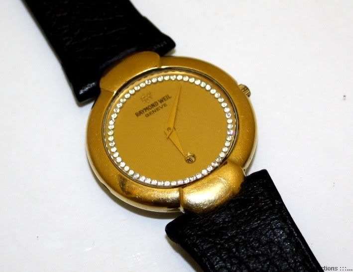 RAYMOND WEIL DIAMONTES DIAL QUARTZ MEN'S WATCH - DATE *** RAYMOND WEIL ***