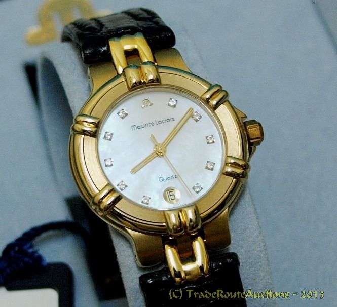 Brand New Maurice LaCroix Calypso 10 Real Diamonds MOP Dial Lady Watch in Box - 2013 Special