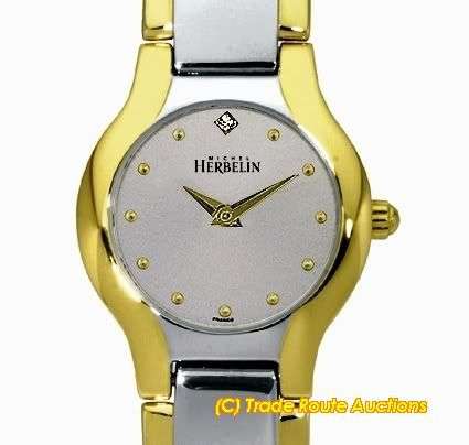 MICHEL HERBELIN TWO TONE BRACELET WATCH  17045/BT11 - *** R 8,000-00 ***