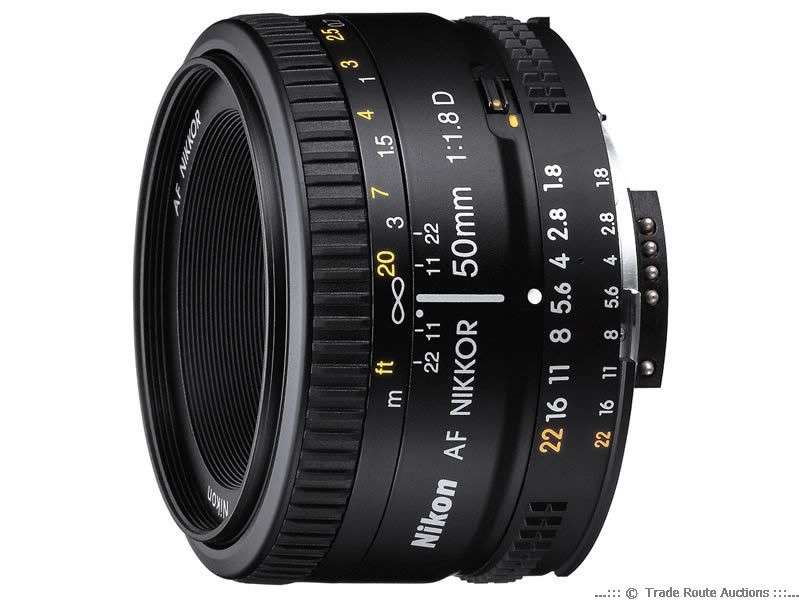Nikon AF Nikkor 50mm f/1.8D Autofocus Lens for NIKON Cameras
