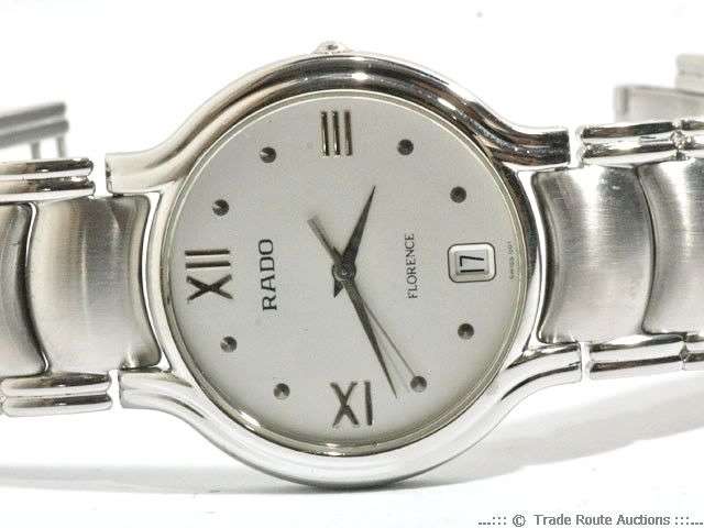 RADO FLORENCE S/STEEL QUARTZ MEN'S WRIST WATCH  - Very Stylish *** RADO *** MINT MINT DON'T MISS